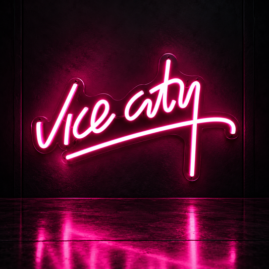 Vice City Neon Sign
