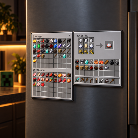 Minecraft Fridge Magnets